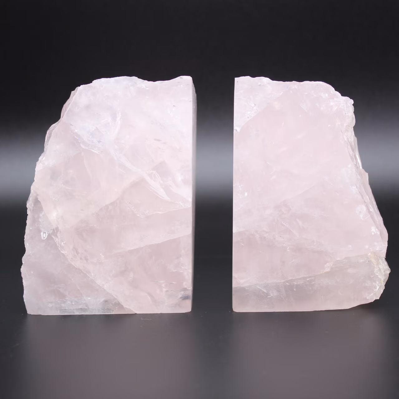 Bookend rose quartz 2 pieces