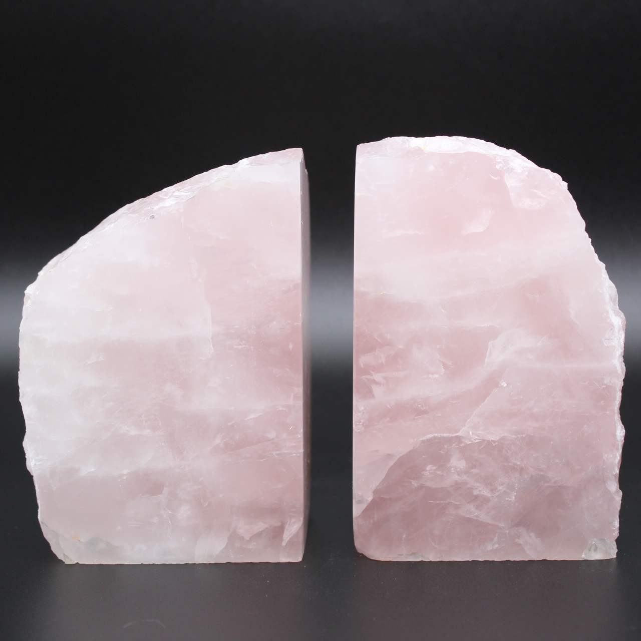 Bookend rose quartz 2 pieces