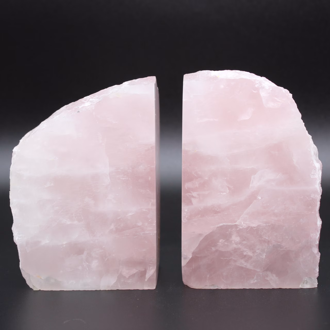 Bookend rose quartz 2 pieces