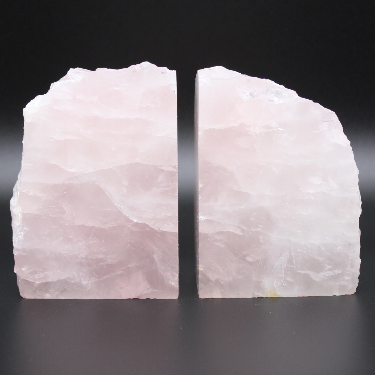 Bookend rose quartz 2 pieces