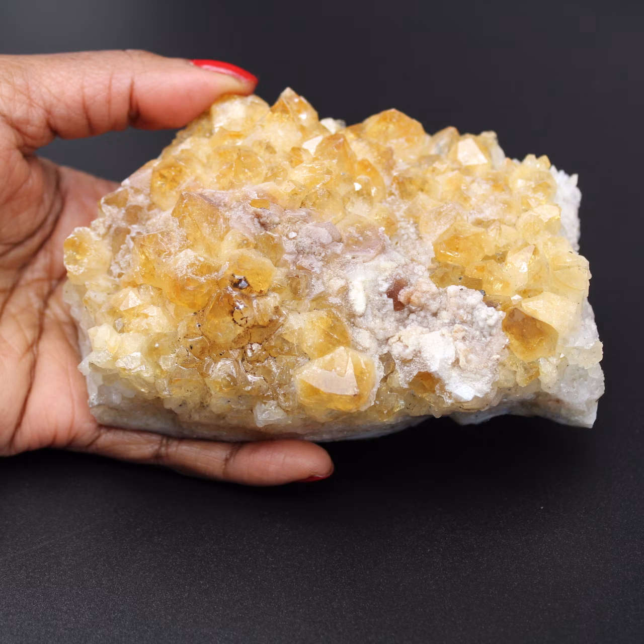 Citrine crystals