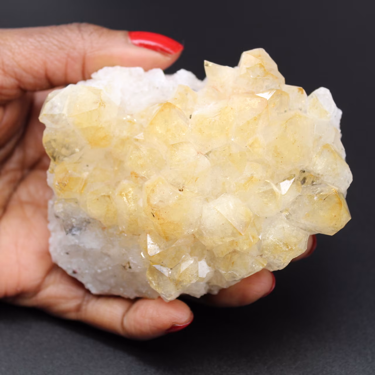 Citrine crystals