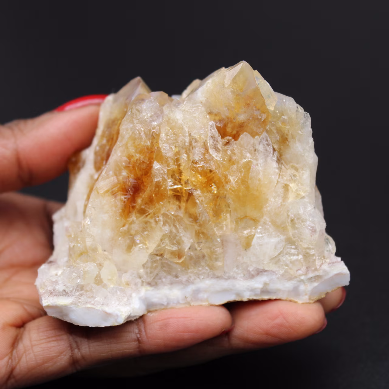 Citrine crystals