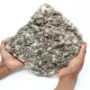 Large quartz slab with crystals of pyrite and sphalerite (blende) - 0