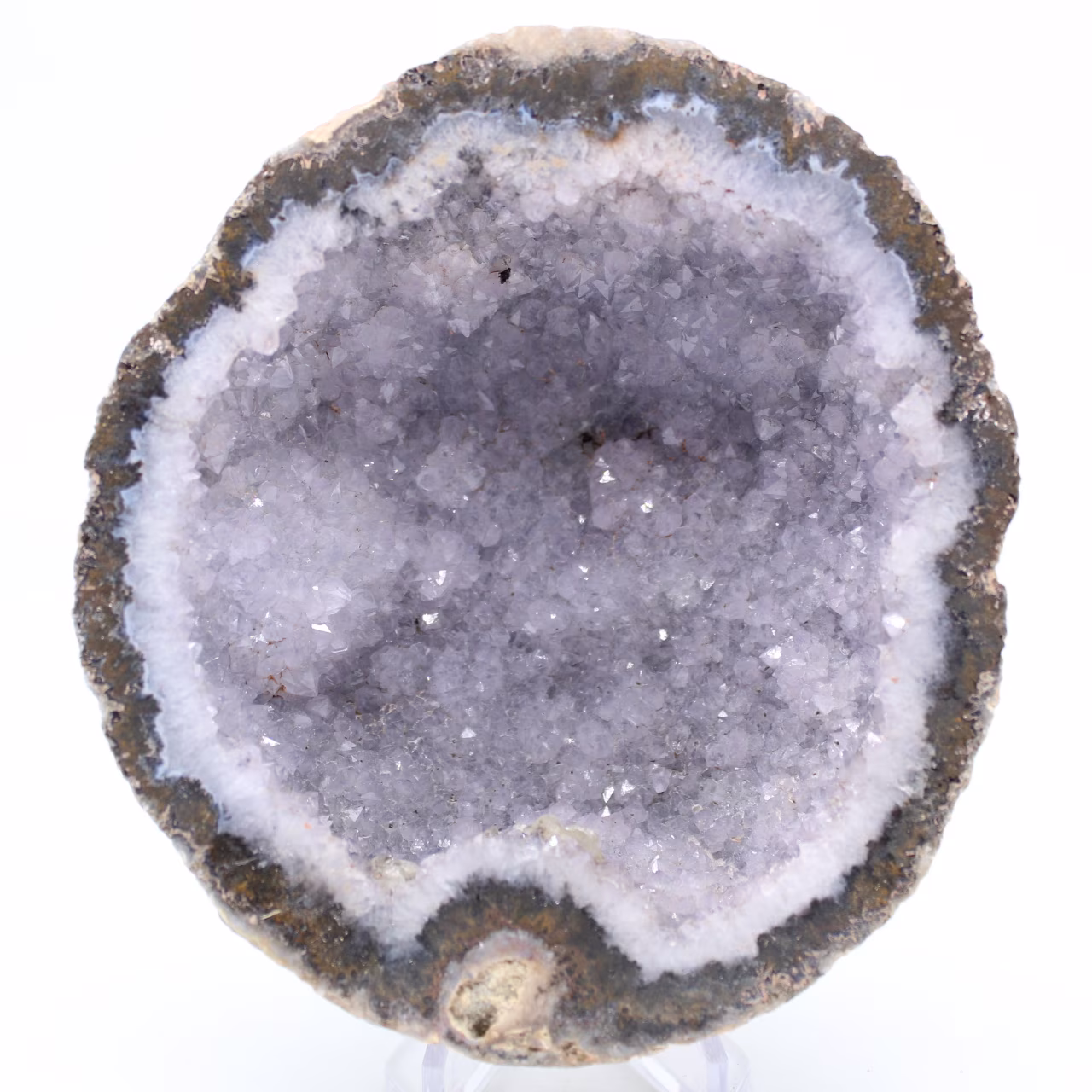 Coconut agate geode