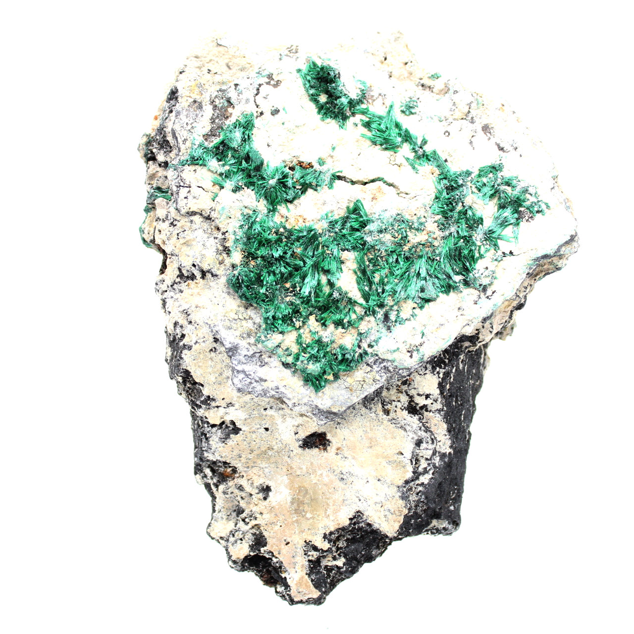 Fibrous malachite