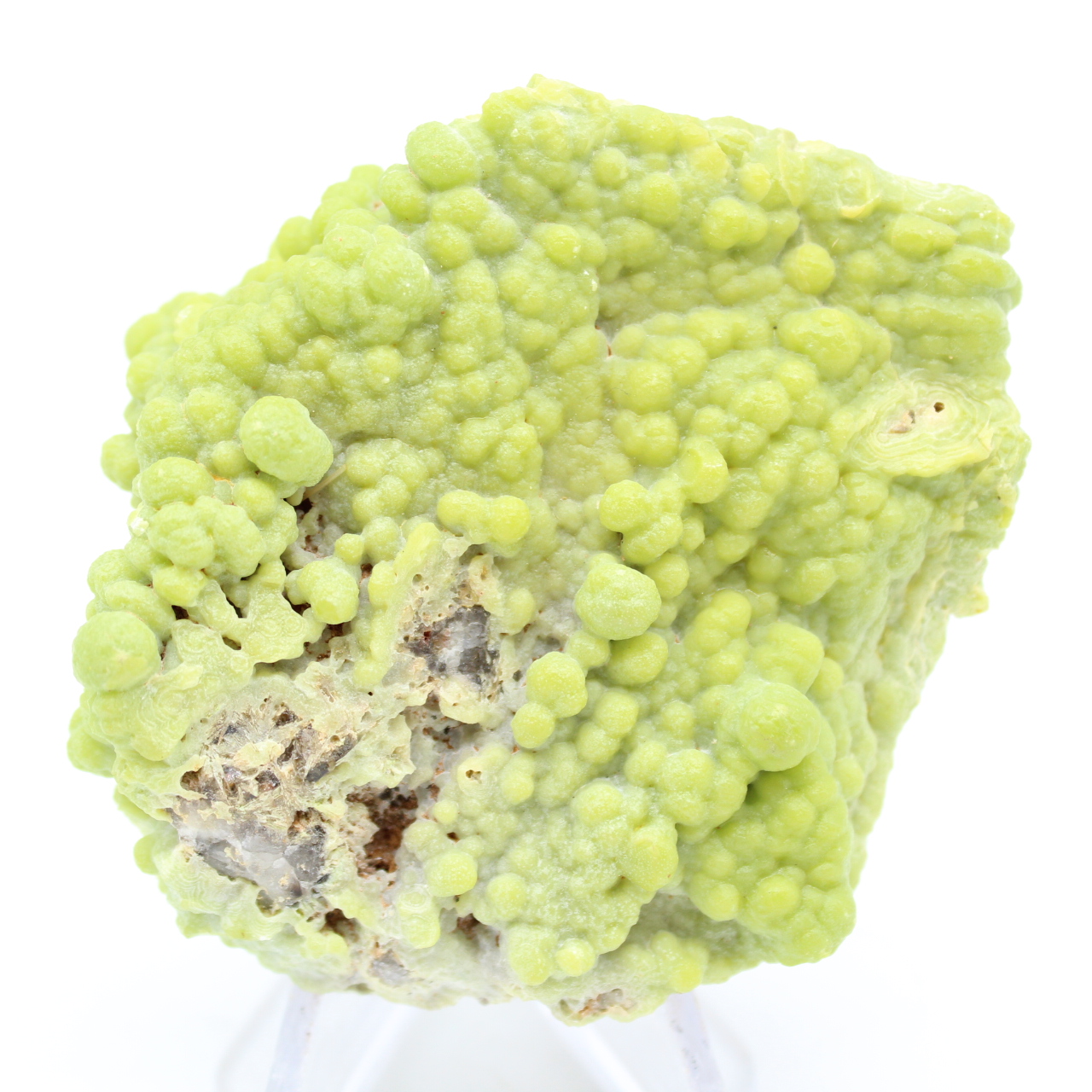 Green pyromorphite in plate