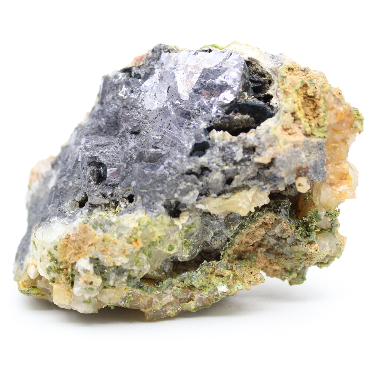 Massive galena