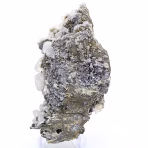 Block of cerusite galena and barite