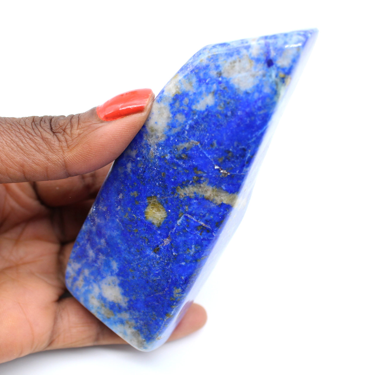 Lapis lazuli polished stone