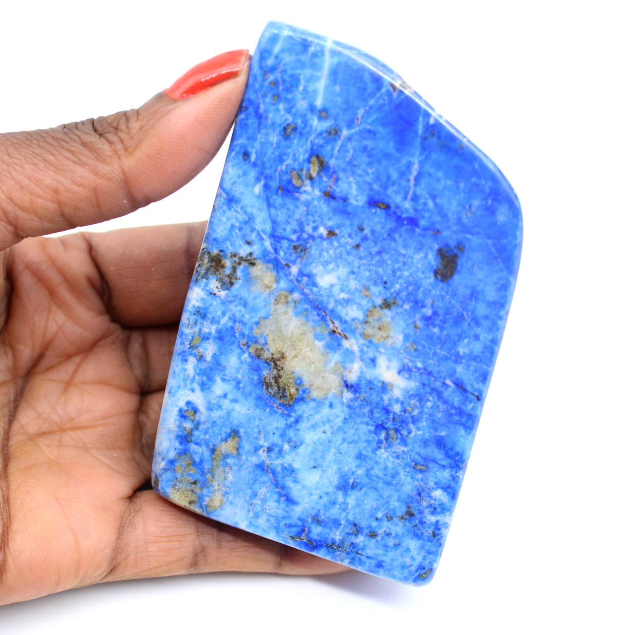 Natural lapis lazuli block