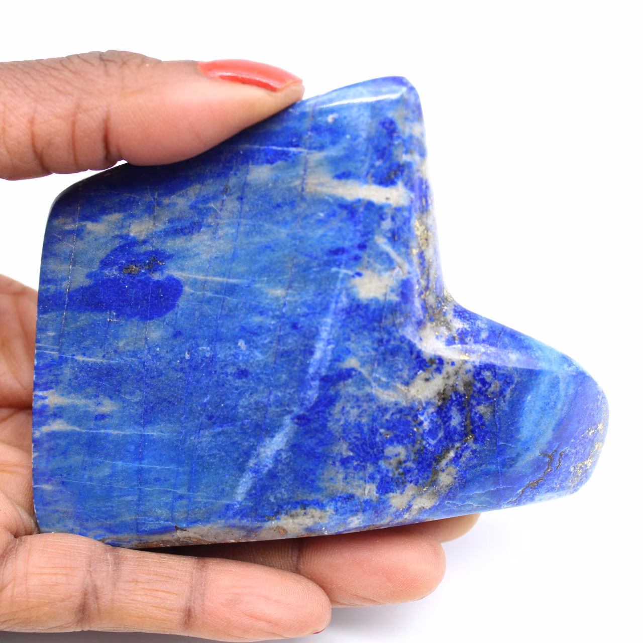 Polished lapis lazuli for collection