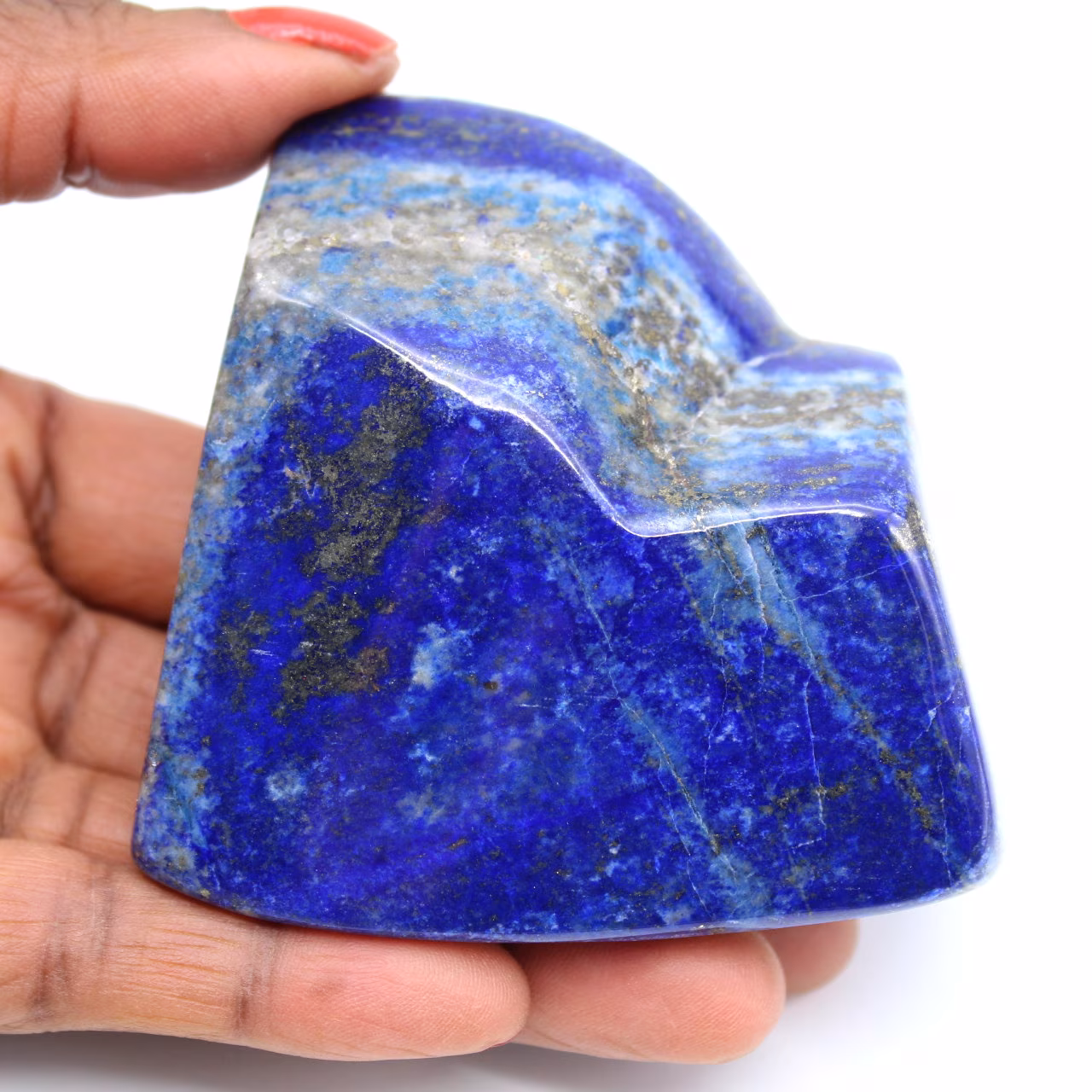 Free form in Lapis-lazuli