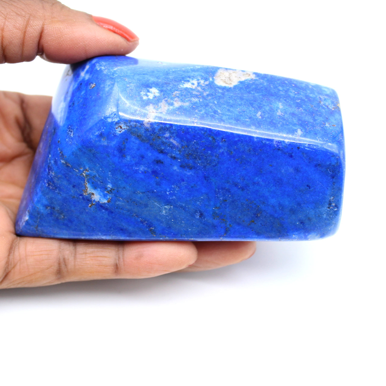 Natural lapis lazuli block