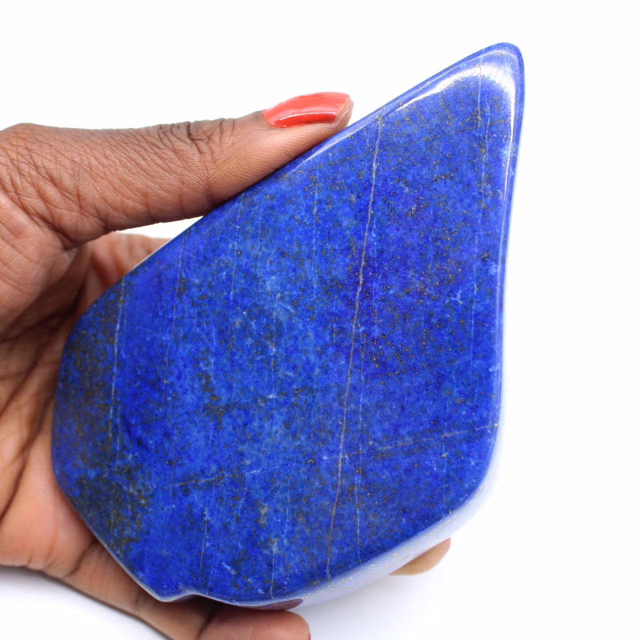 Polished lapis lazuli for collection