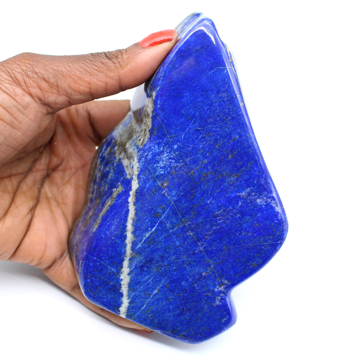 Lapis lazuli polished stone