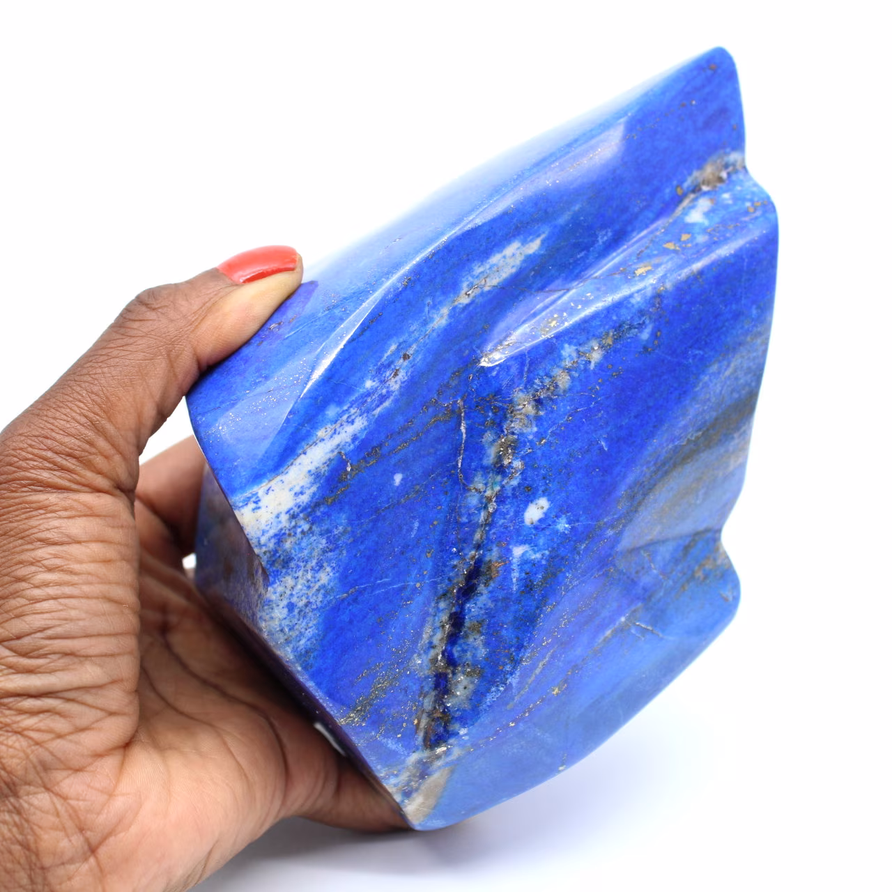 Large decorative stone in Lapis-lazuli