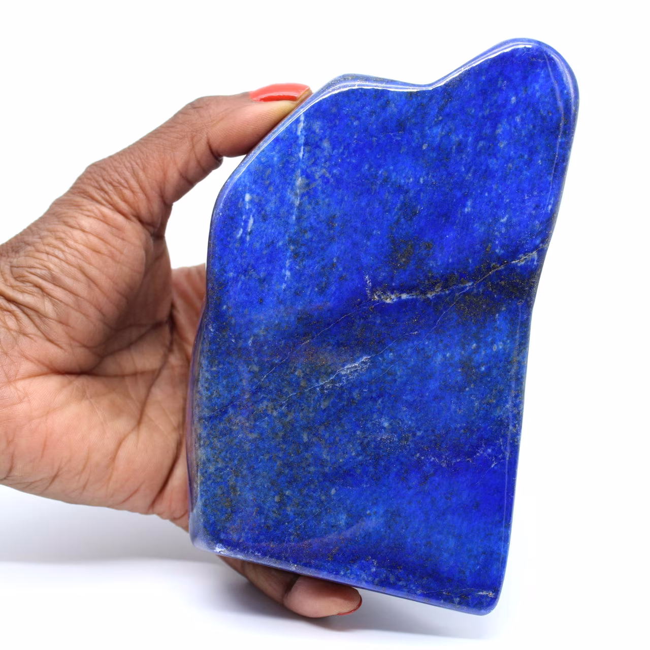 Natural lapis lazuli block