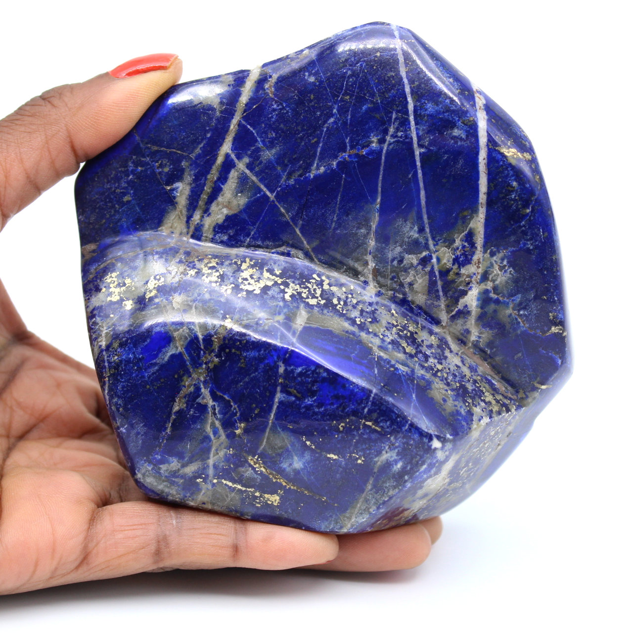 Ornamental stone in Lapis-lazuli