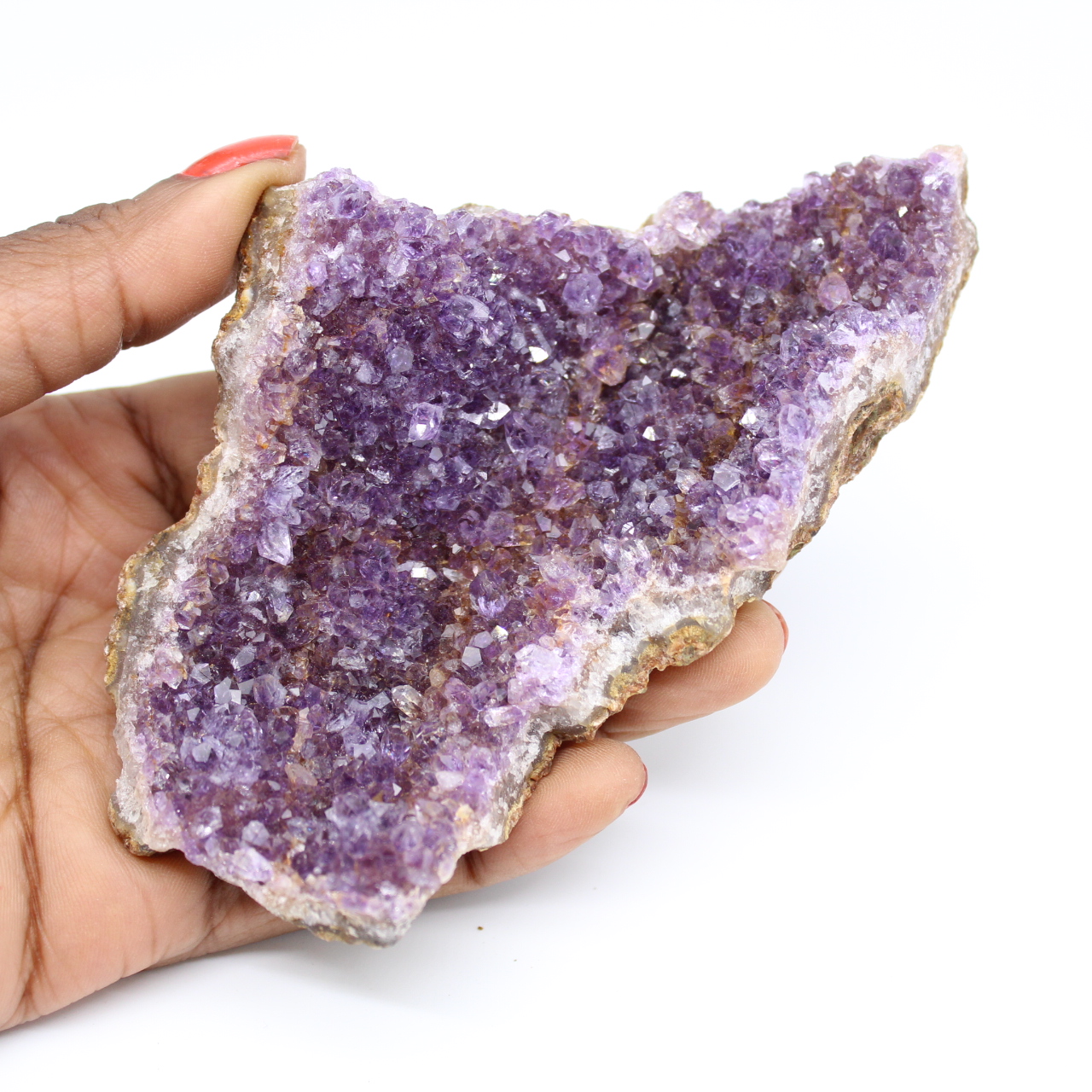 Amethyst crystallization