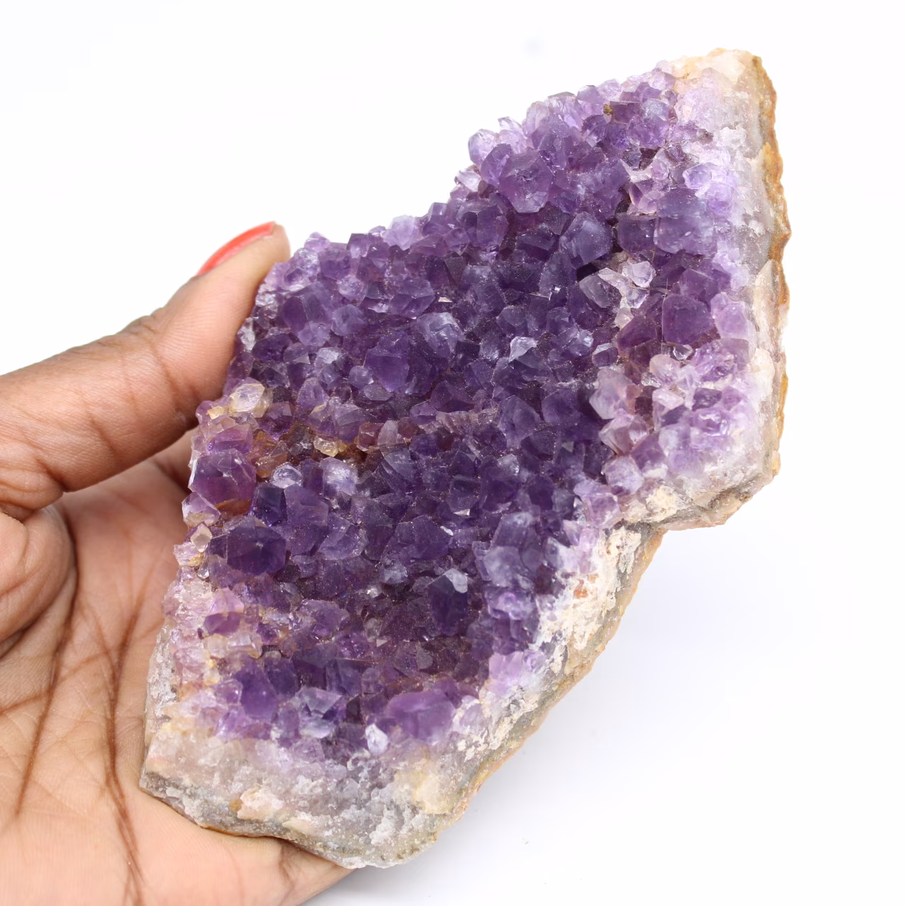 Uruguayan amethyst crystallization
