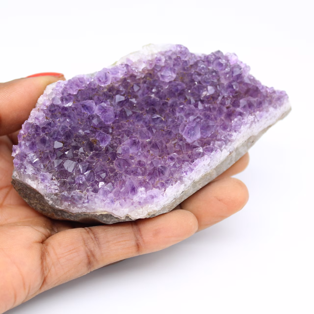 Natural crystallization of amethyst