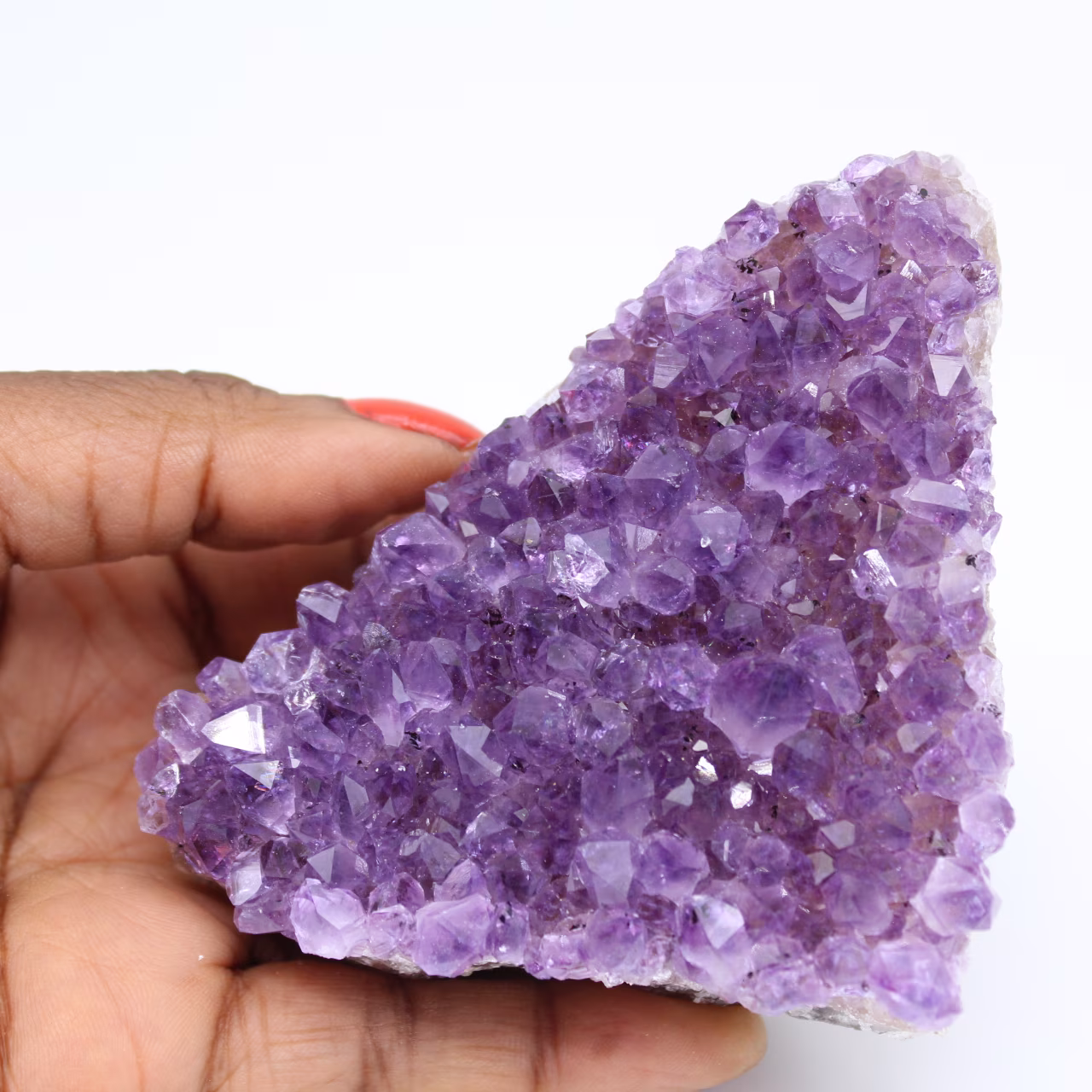 Crystallized amethyst