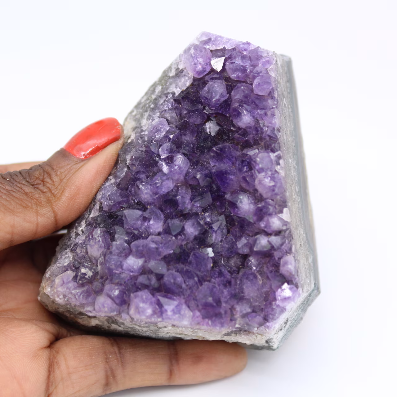Piece of amethyst stone from Uruguay