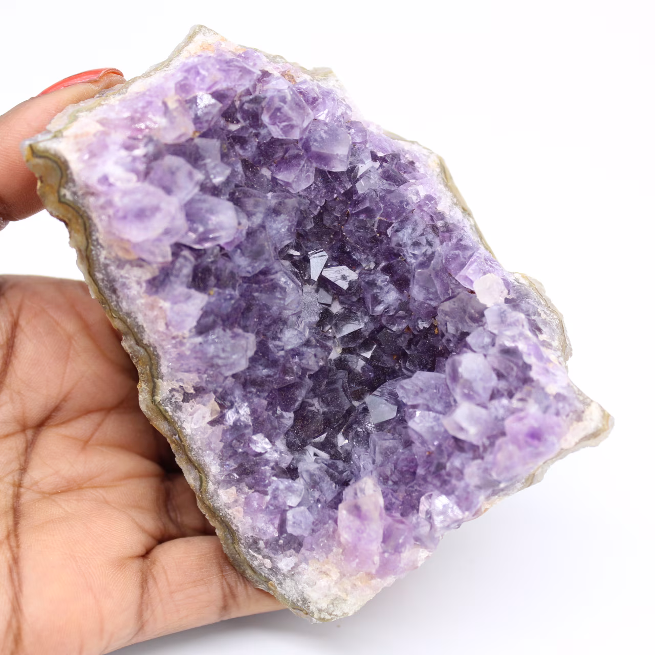 Natural amethyst stone