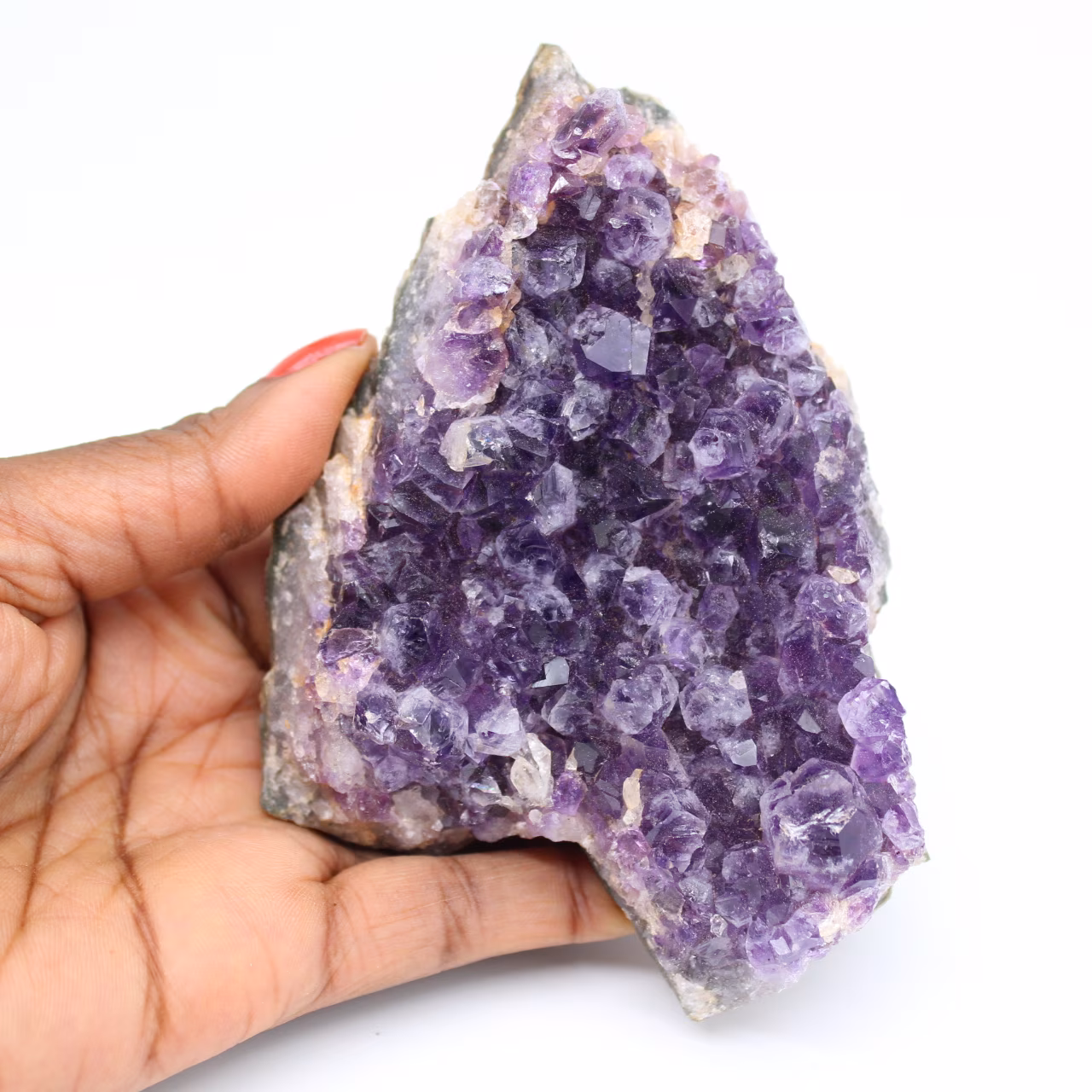 Natural crystallization of amethyst