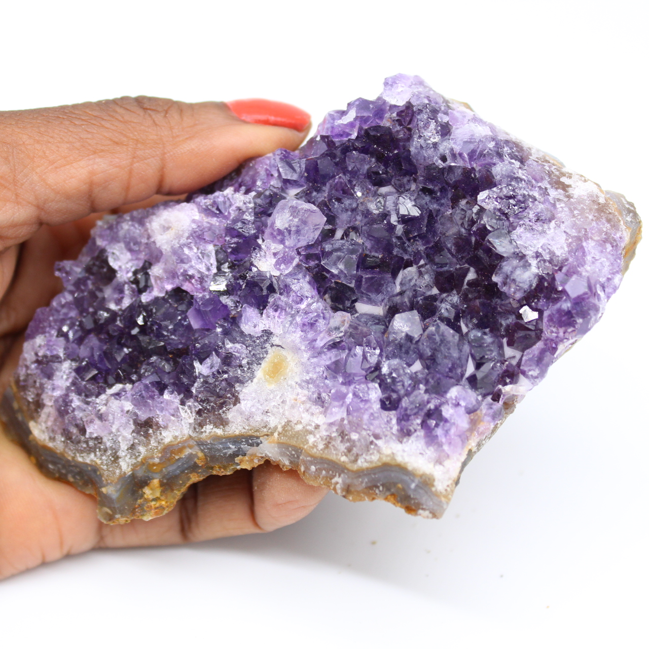 Piece of natural amethyst stone