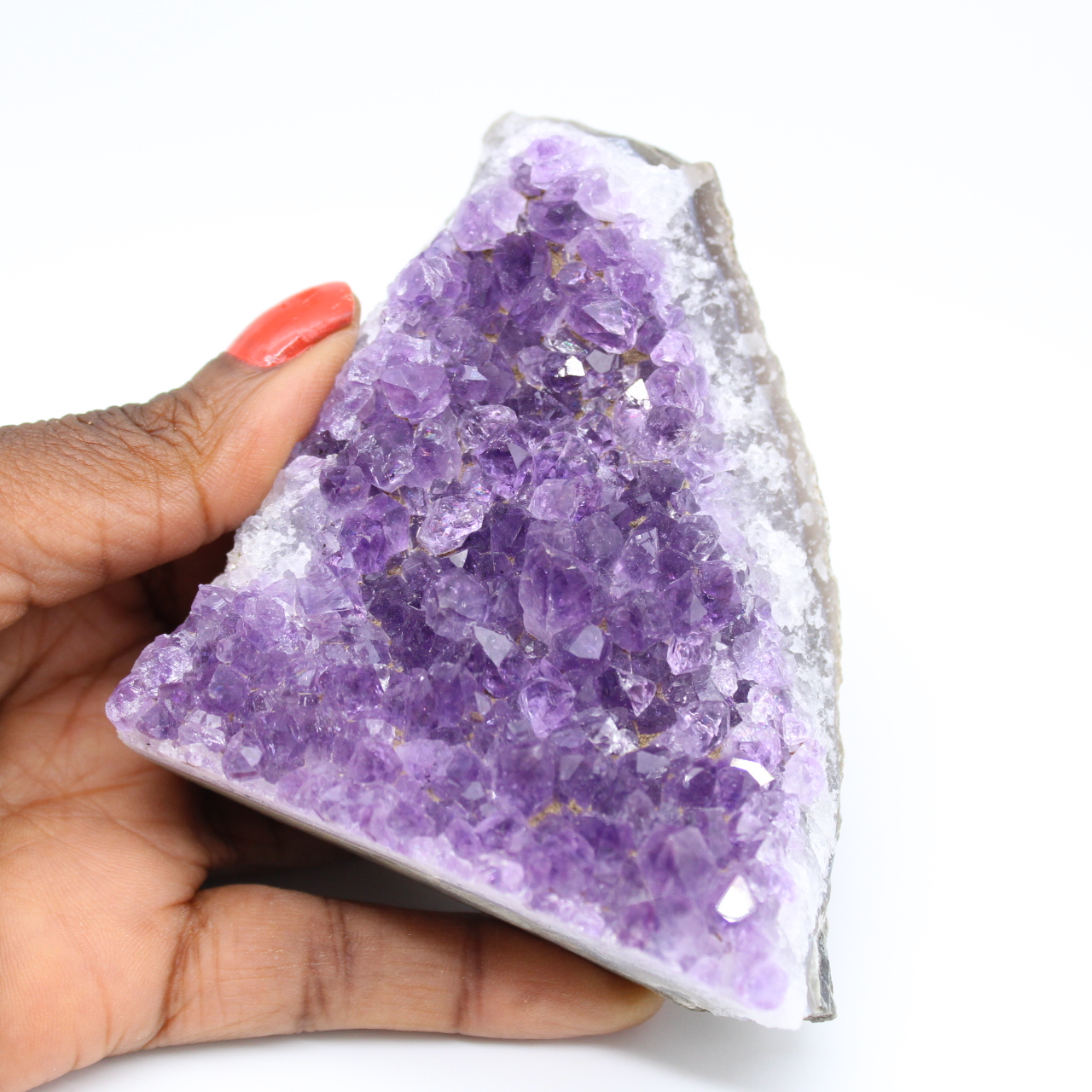Crystallized amethyst