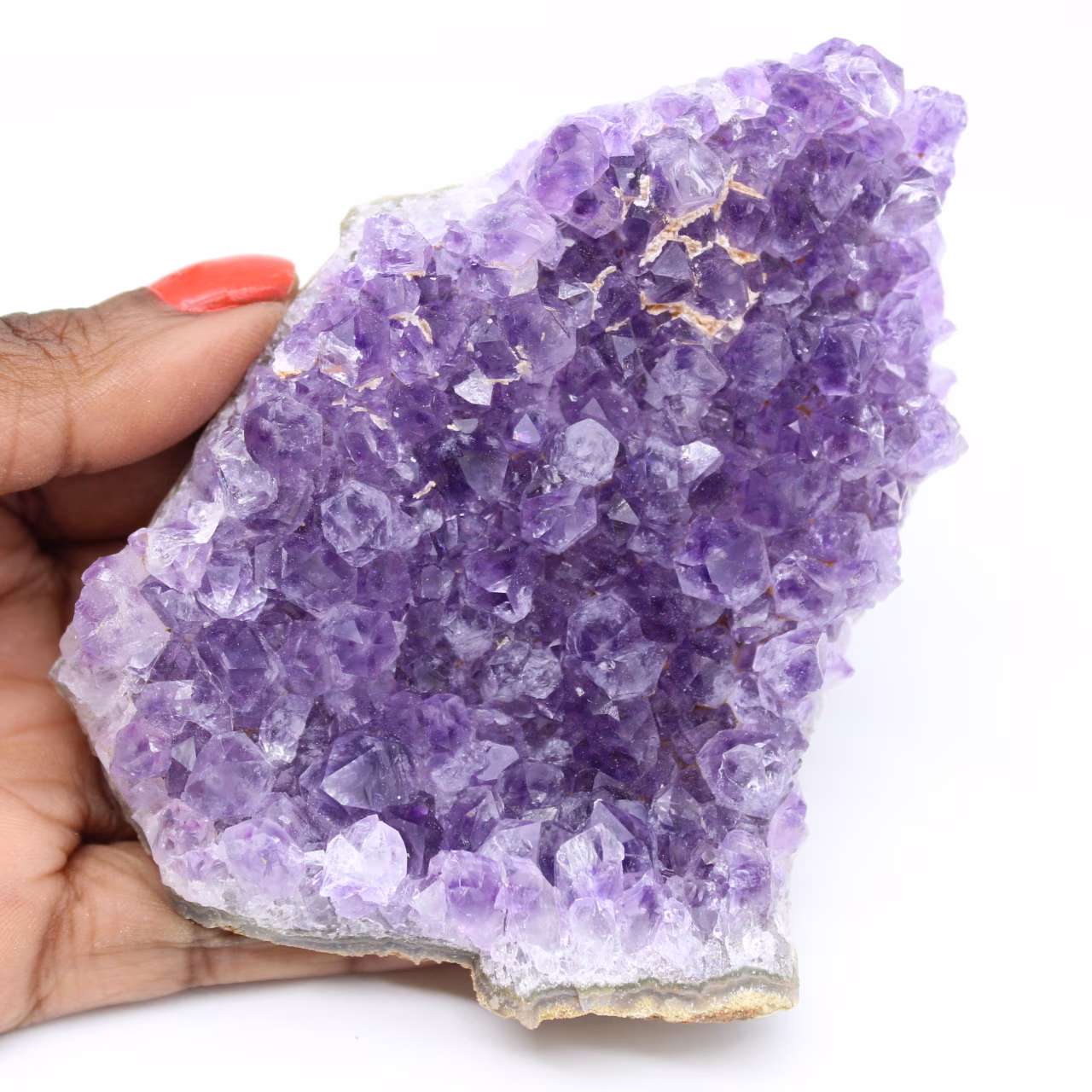 Piece of amethyst stone from Uruguay