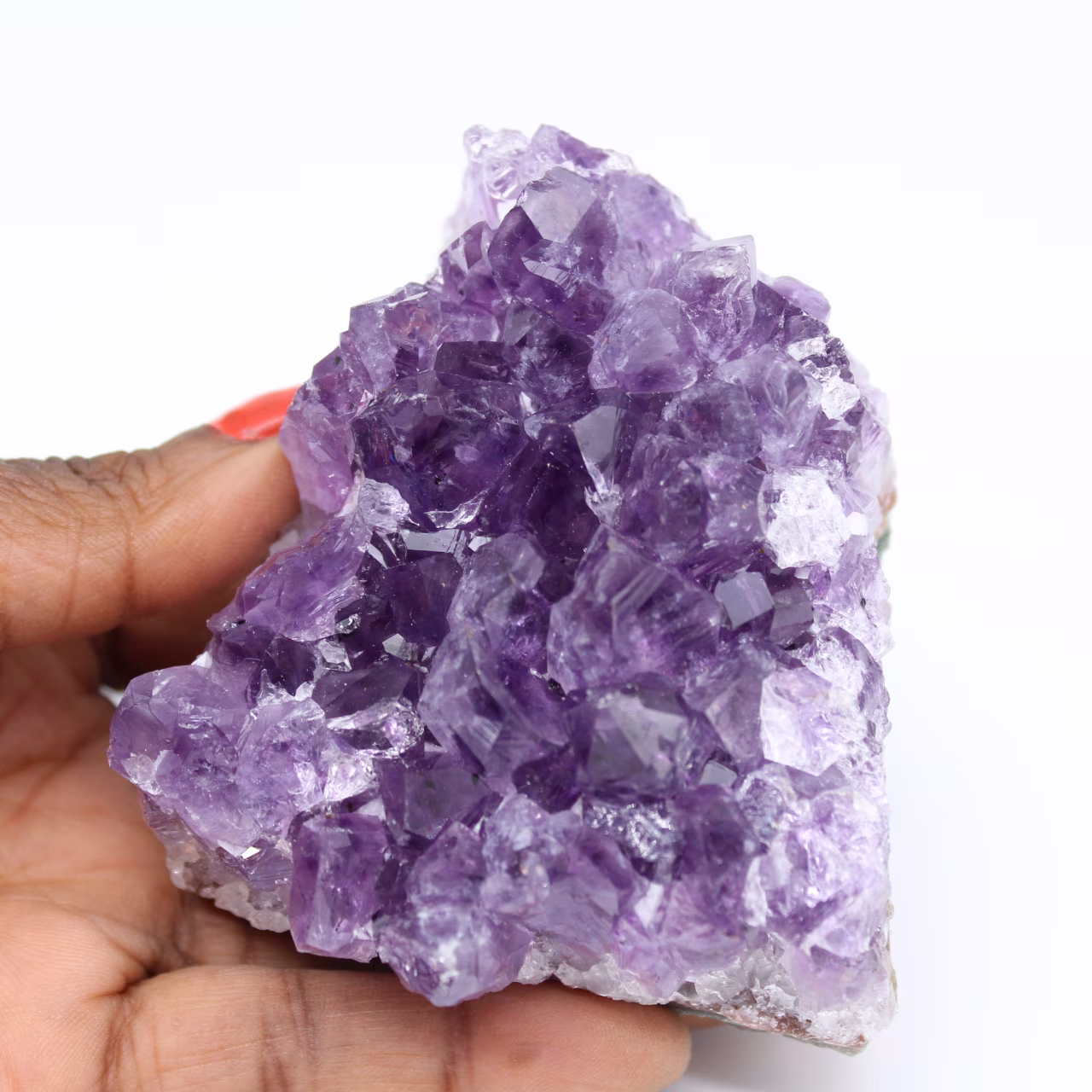 Natural crystallization of amethyst