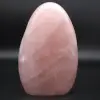 Natural rose quartz polished stone - 0