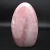 Polished natural rose quartz block - 0