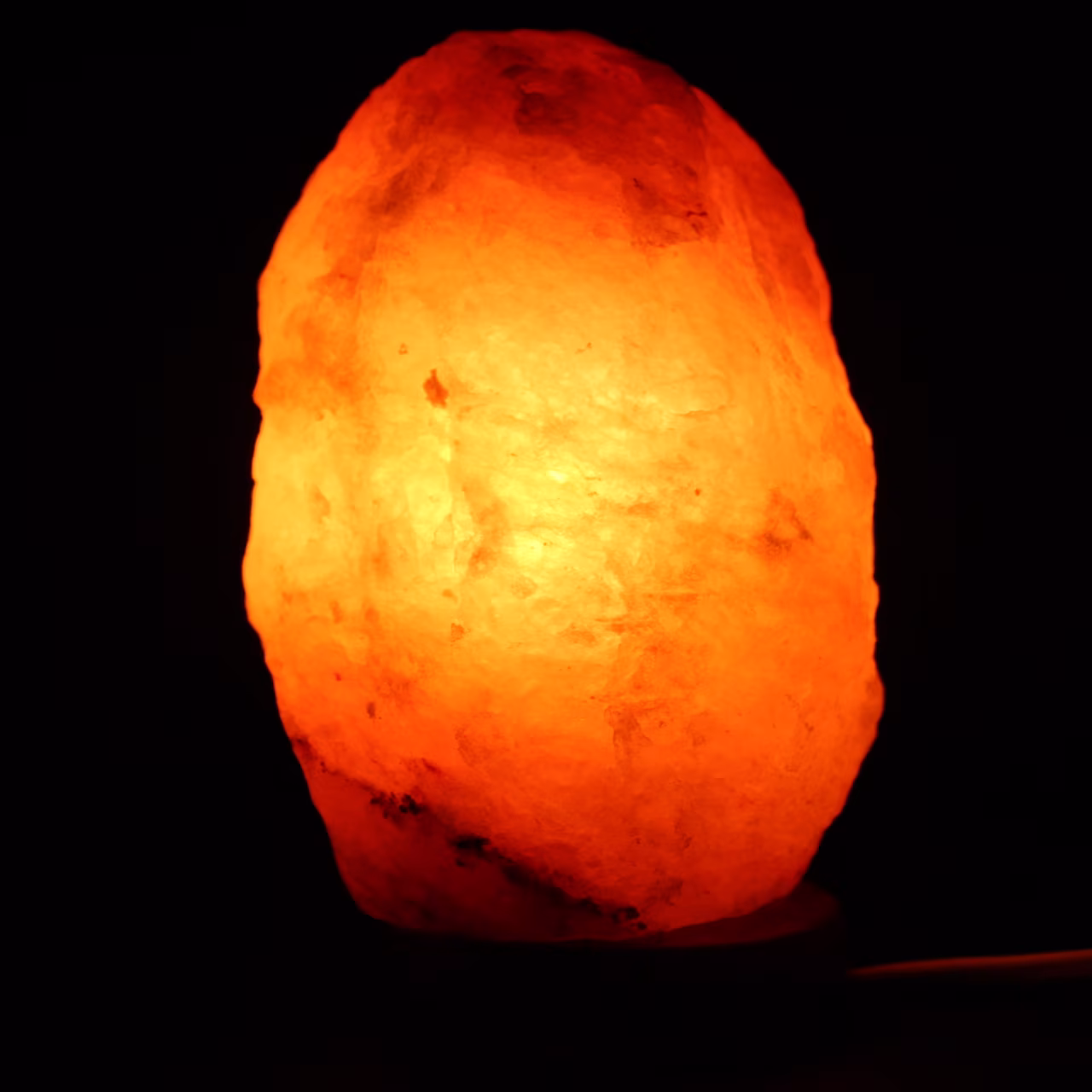 Salt rock lamp