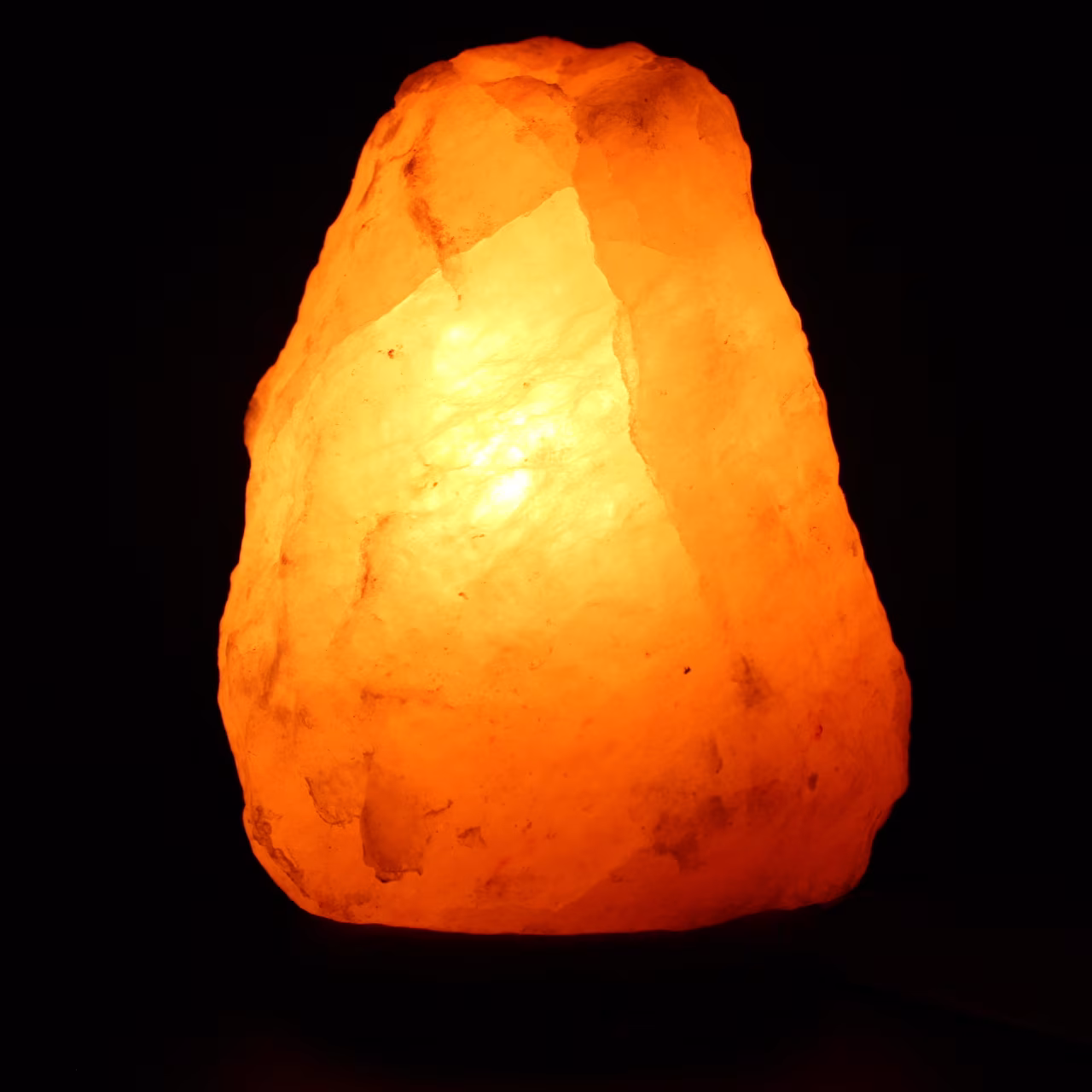 Pink salt lamp block