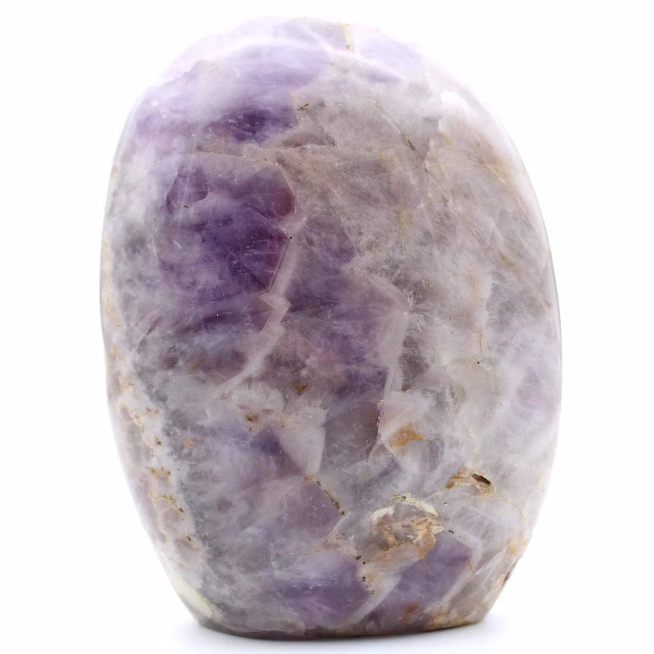 Polished amethyst stone from Madagascar