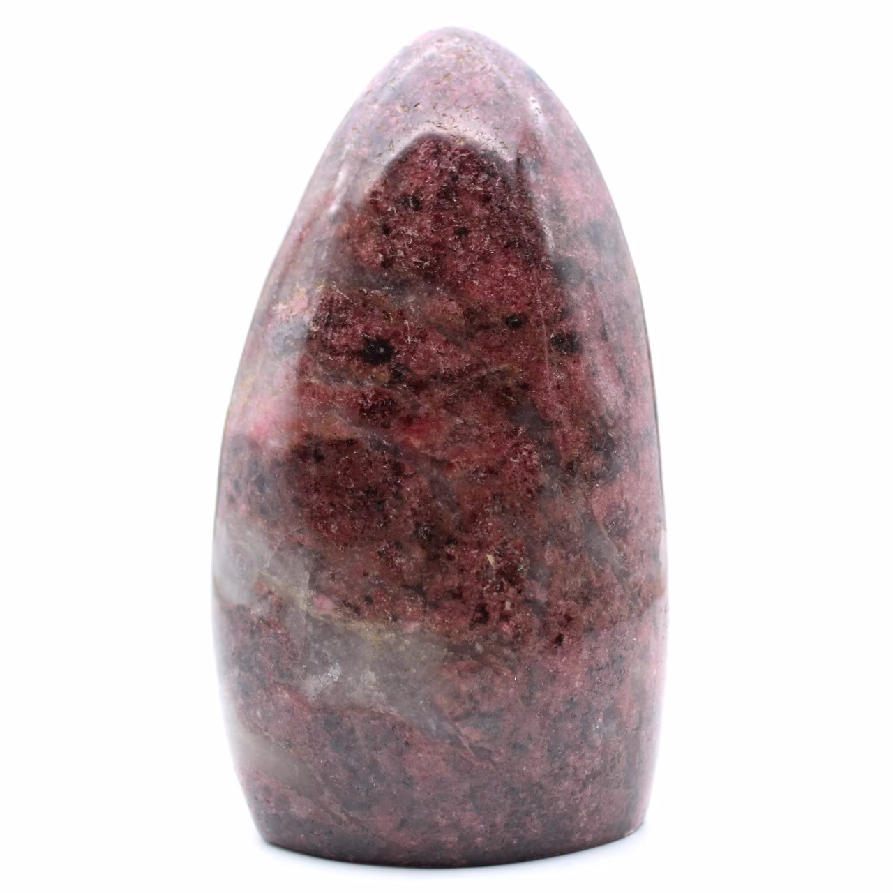 Decorative natural rhodonite