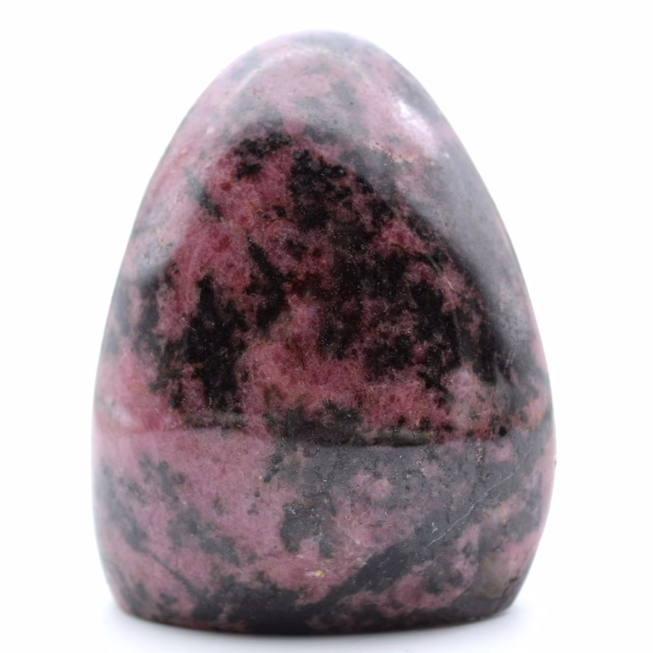Polished natural rhodonite