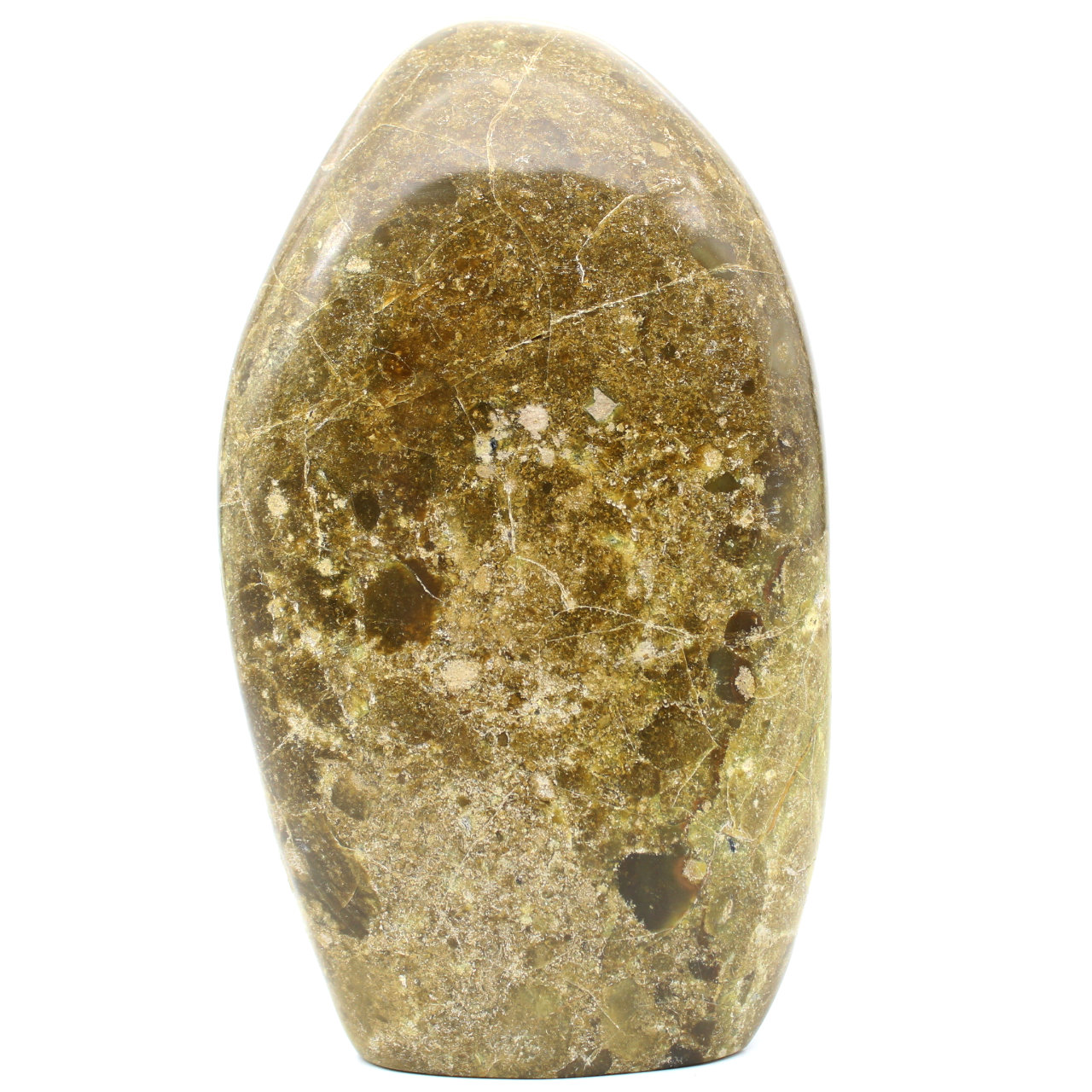 Polished Natural Green Opal Block