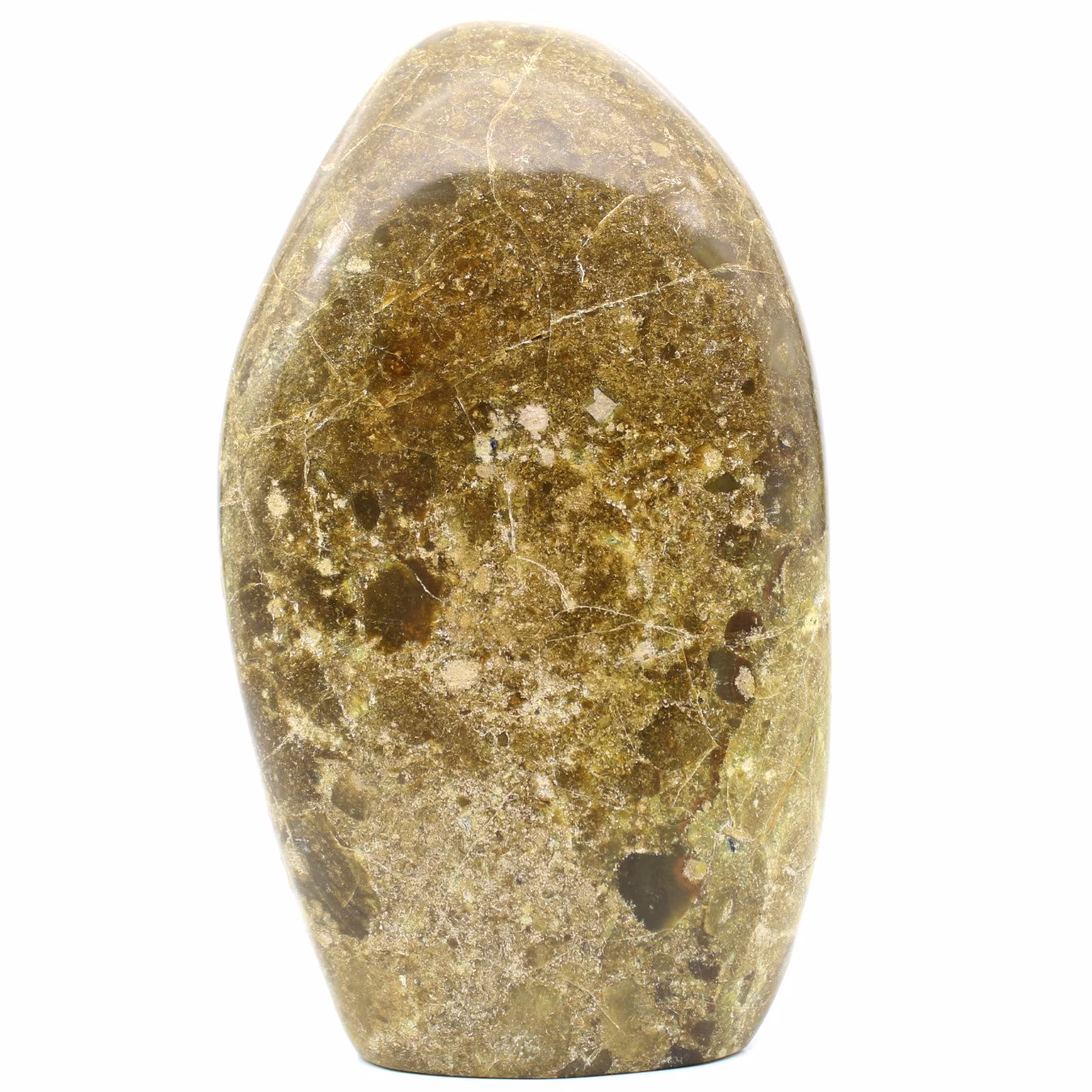 Polished Natural Green Opal Block
