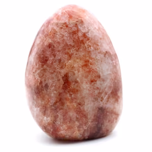 Freeform red quartz