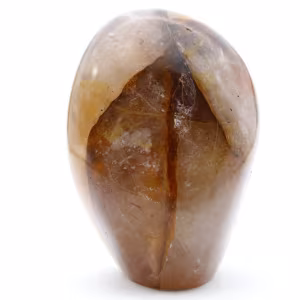 Freeform yellow quartz stone