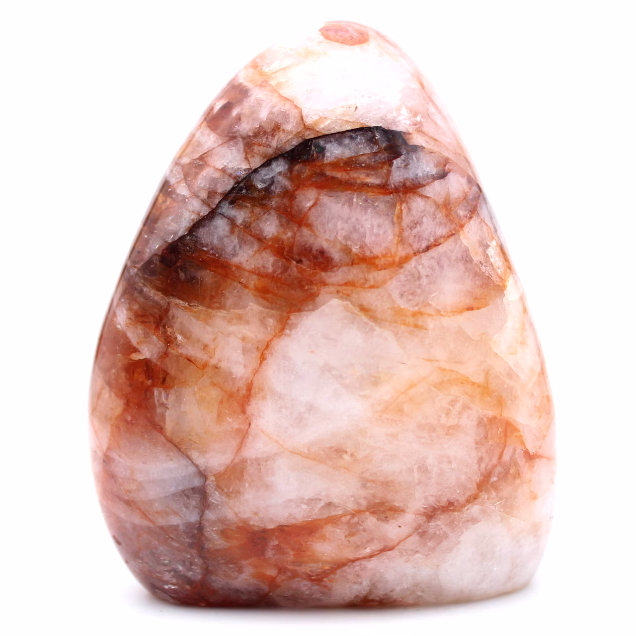 Free form of hematoid quartz