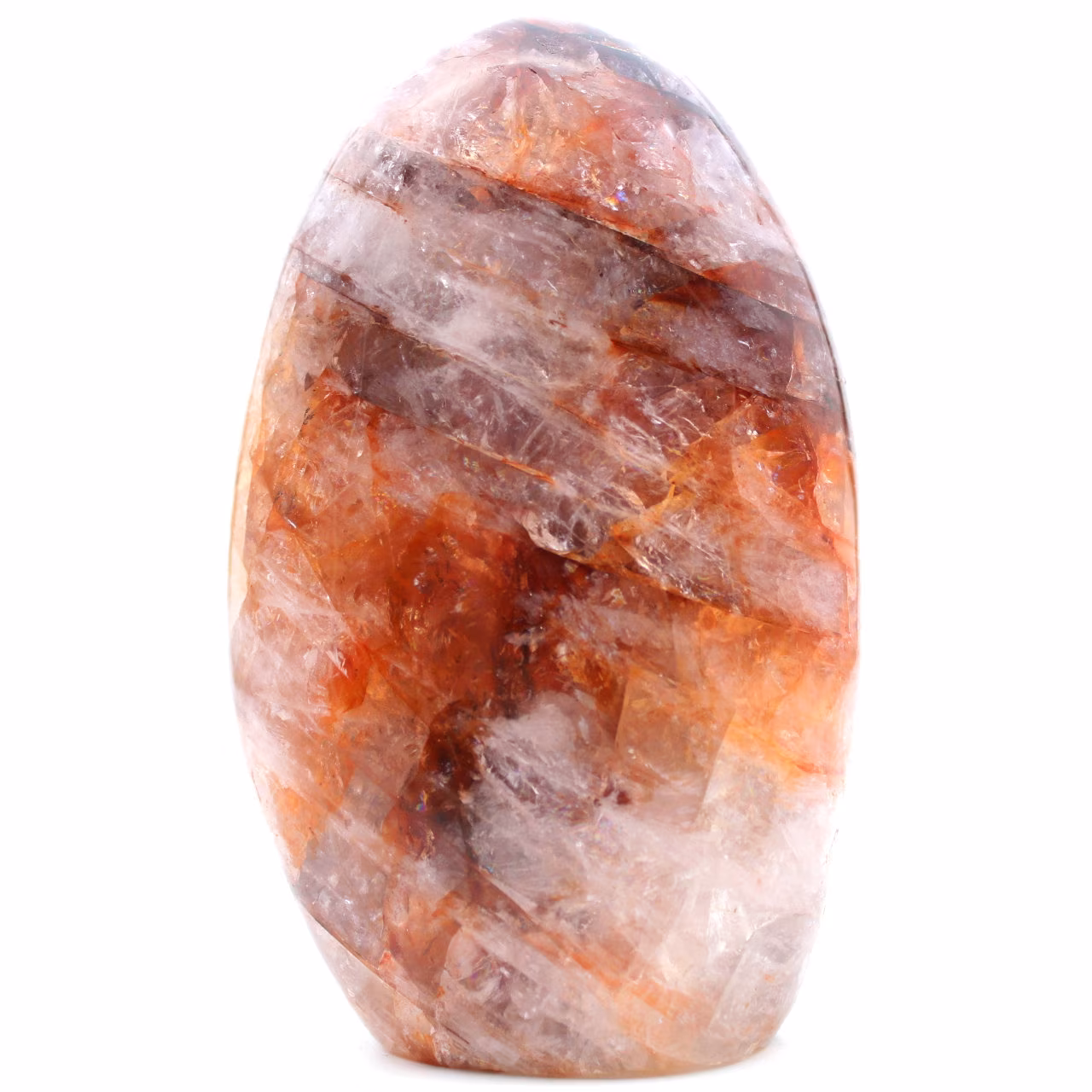 Hematoid quartz ornamental stone from Madagascar