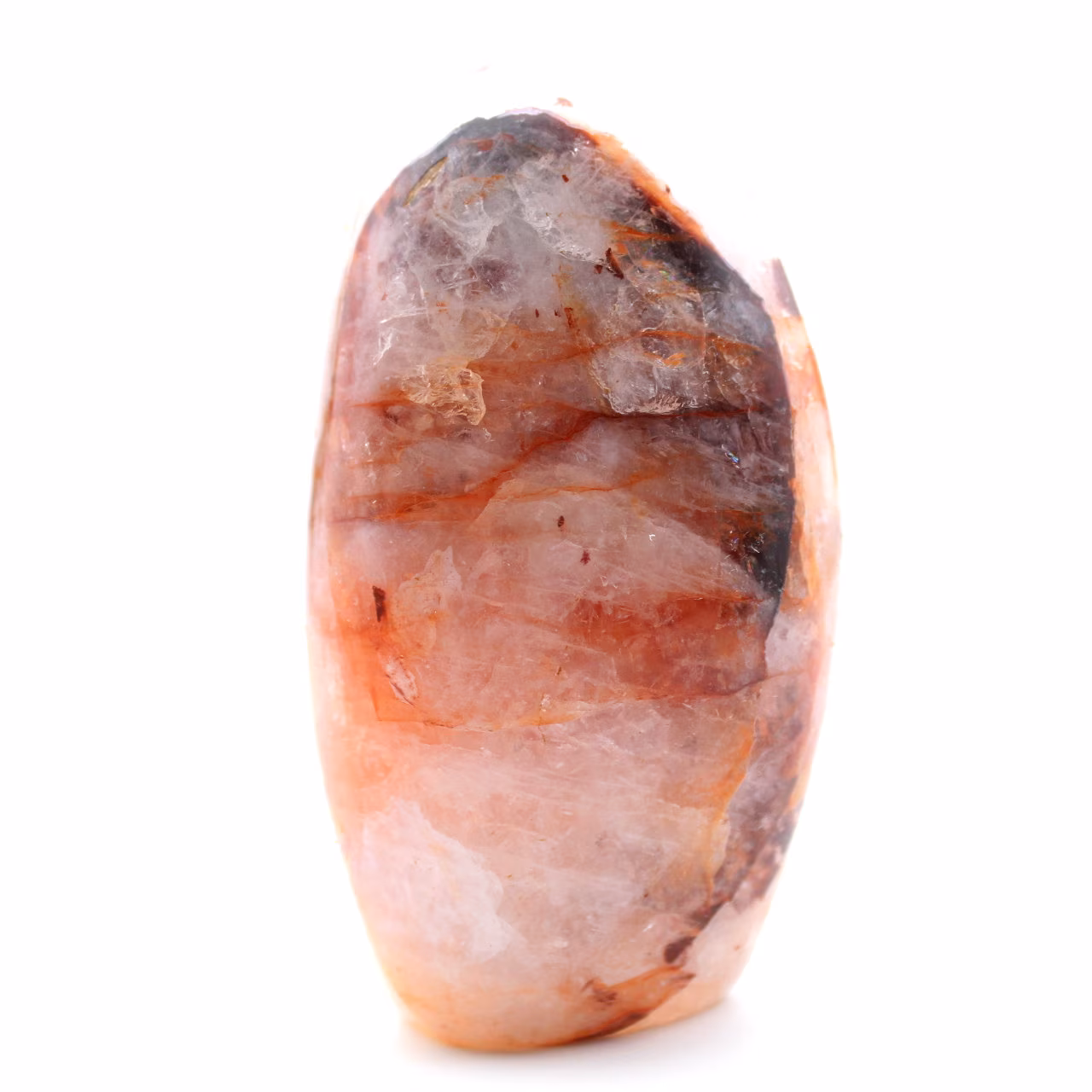 Natural hematoid quartz stone