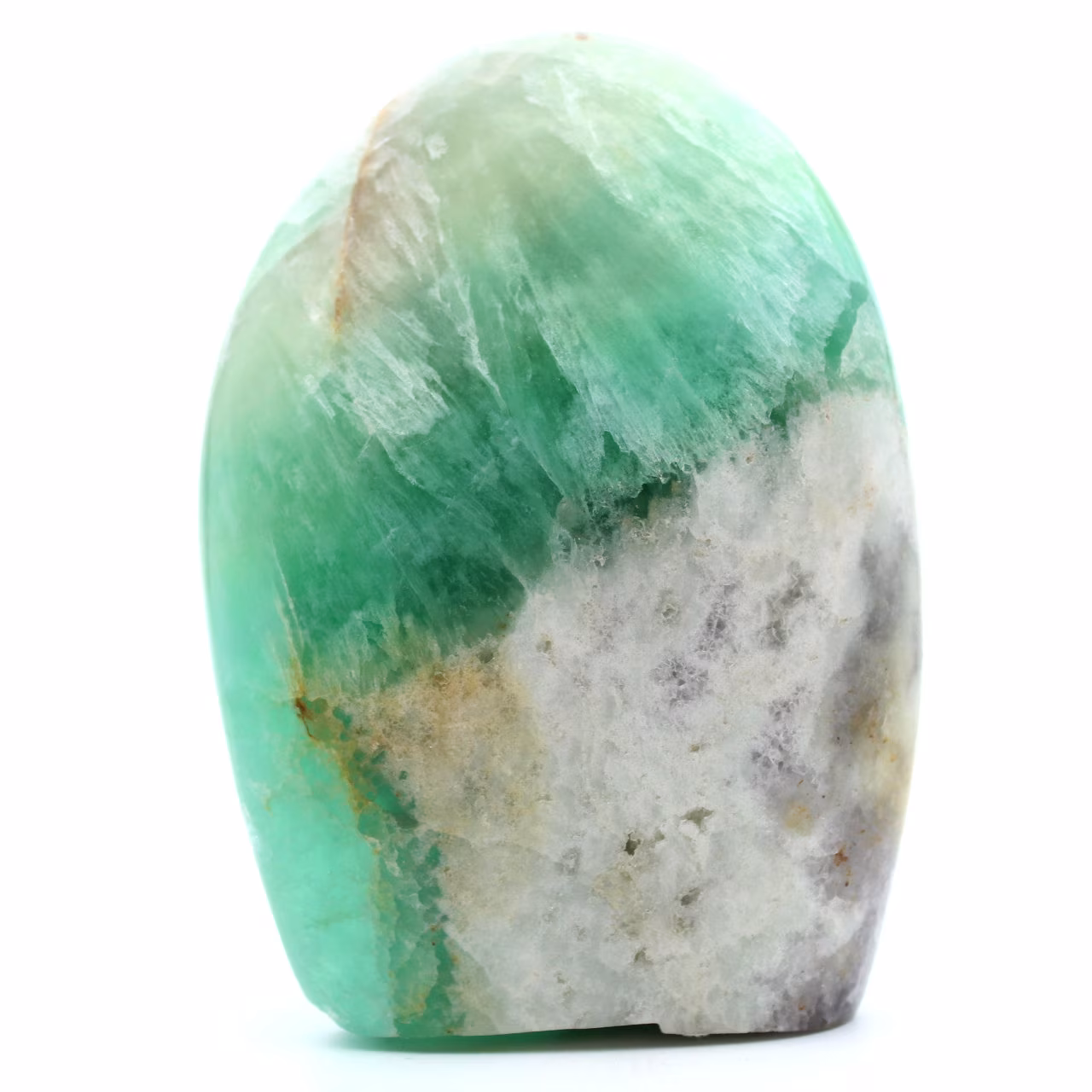 Green fluorite free form