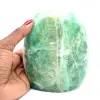 Polished Green Fluorite Stone - 1
